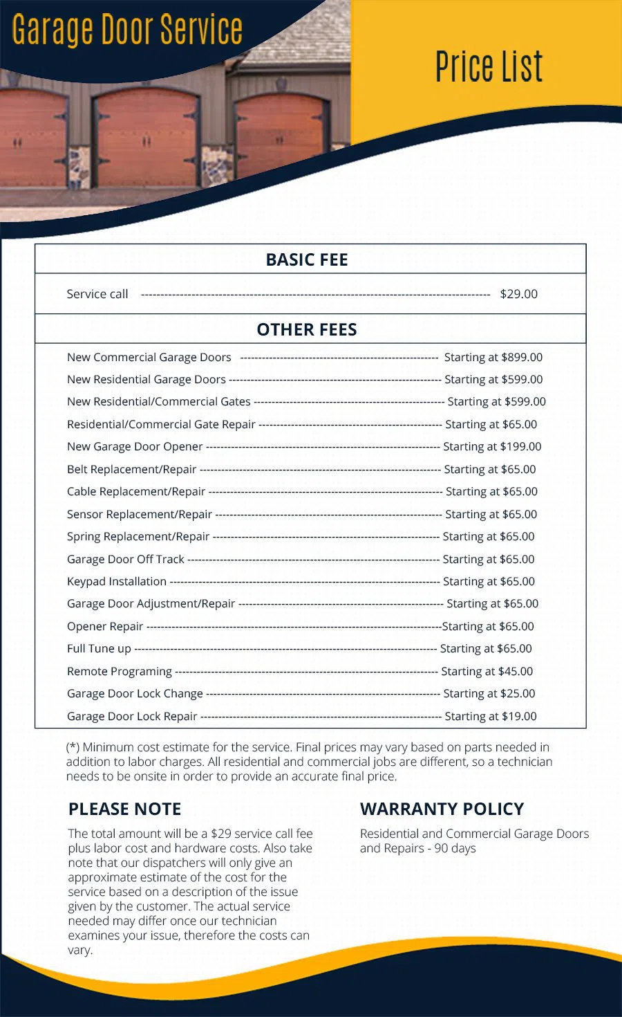 USA Garage Doors Repair Service College Park, MD 301-327-2926